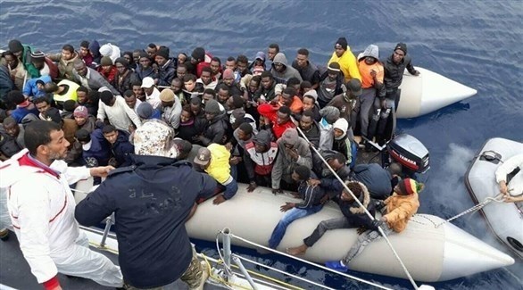 إنقاذ مهاجرين في البحر الأبيض المتوسط (أرشيف)