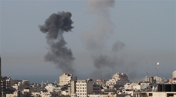 غارة إسرائيلية سابقة على غزة (أرشيف)