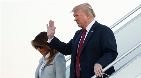 الرئيس الأمريكي يصل إلى هلسنكي الفنلندية (رويترز)