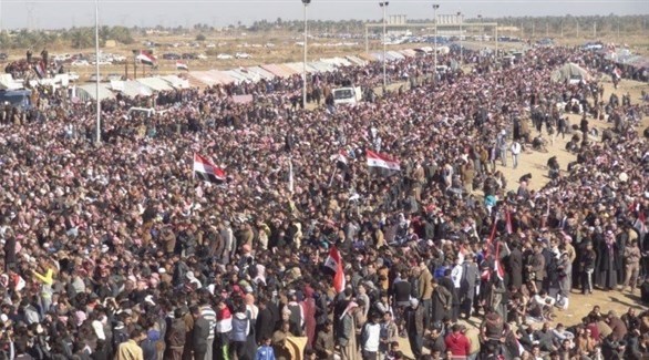 من التظاهرات الشعبية في العراق (أرشيف)