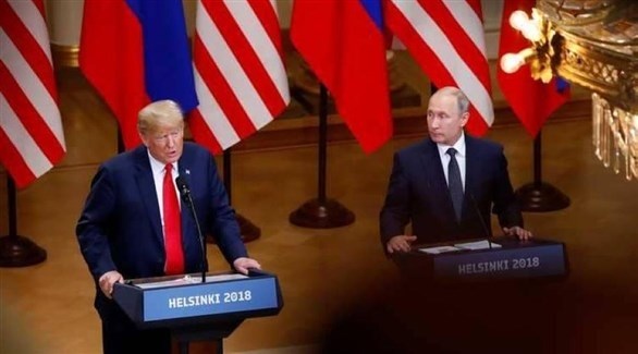 الرئيسان الأمريكي والروسي في مؤتمر بهلسنكي (رويترز)