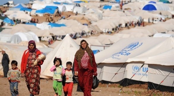 لاجئون سوريون في مخيم الركبان (أرشيف)