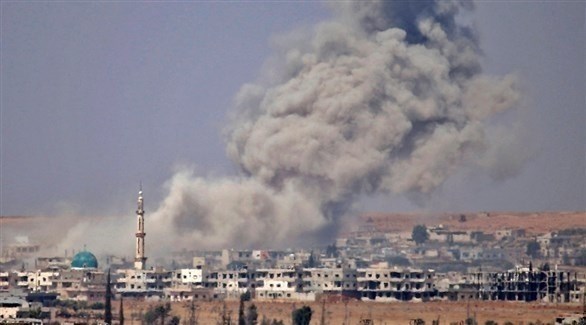 قصف جوي سابق في سوريا (أرشيف)