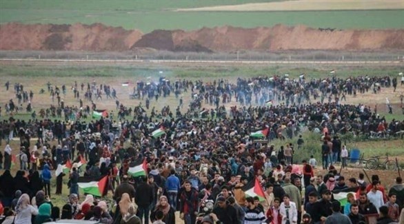 مسيرة العودة في غزة (أرشيف)