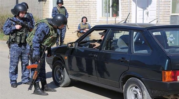 حاجز أمني للشرطة في داغستان (روسيا اليوم)