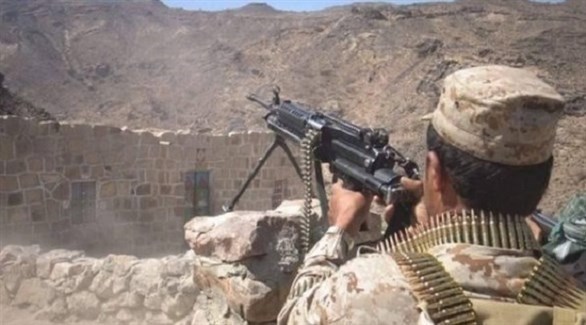 جندي يمني في معركة مقبنة بتعز (سبتمبر نت)