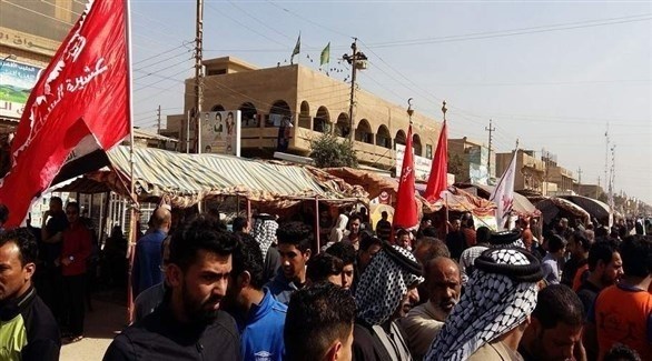 متظاهرون عراقيون في بغداد (السومرية)