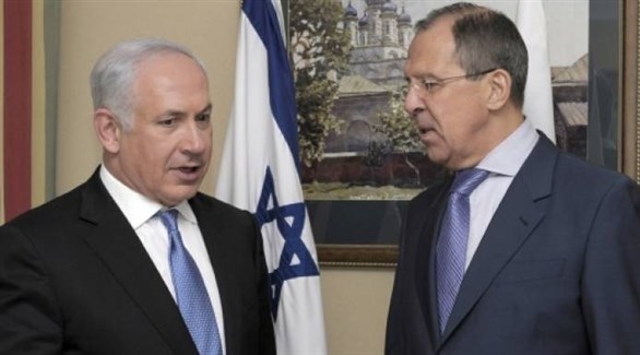 وزير الخارجية الروسي سيرغي لافروف ورئيس الوزراء الإسرائيلي بنيامين نتانياهو (أرشيف)