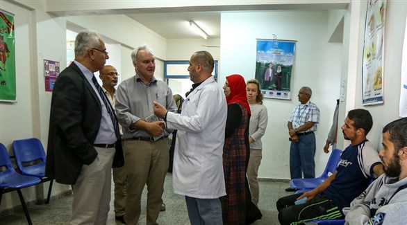 مسؤولون دوليون يزورون مركزا صحياً في غزة تديره أونروا (أرشيف)