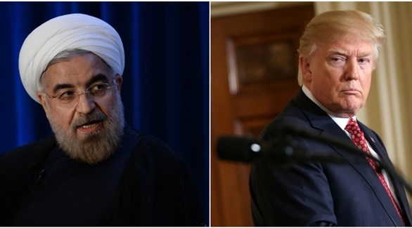 الرئيس الأمريكي دونالد ترامب ونظيره الإيراني حسن روحاني (أرشيف)