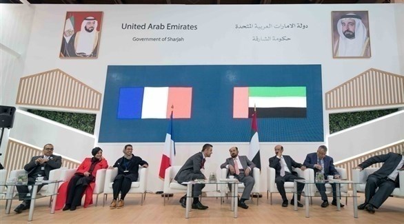 جانب من مشاركة الإمارات في معرض باريس للكتاب (أرشيف)