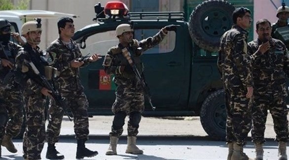 قوات أمن أفغانية أمام أحد المقرات الأمنية (أرشيف)