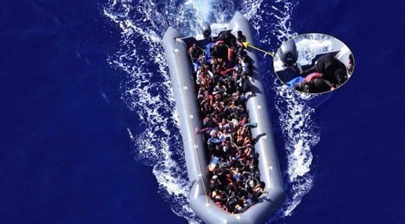 صورة تداولها سالفيني للقارب الذي تم إنقاذ ركابه من قبل مالطا (تويتر)