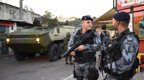 عناصر من الجيش والشرطة البرازيلية (أرشيف)