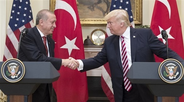 الرئيسان الأمريكي دونالد ترامب والتركي رجب طيب أردوغان.(أرشيف)