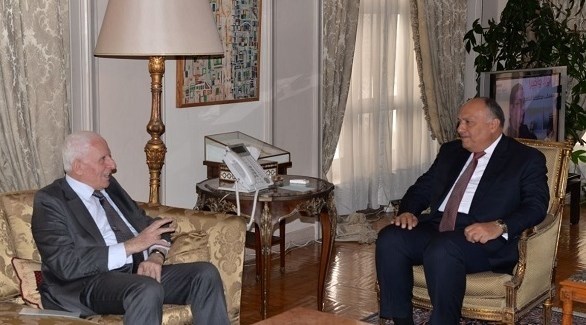وزير الخارجية المصري وعضو اللجنة التنفيذية لمنظمة التحرير الفلسطينية (أرشيف)