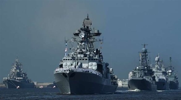 سفن حربية روسية في مناورات سابقة (روسيا اليوم)