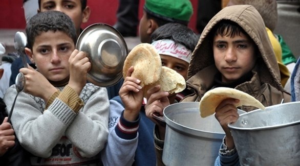 أطفال في مخيم اليرموك في دمشق (أرشيف)