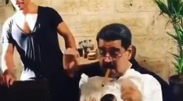 الرئيس الفنزويلي نيكولاس مادورو والطاهي التركي نُصرت جوكشيه . (أرشيف)