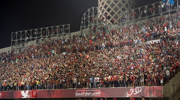 جماهير الأهلي المصري تحتفل بالدوري العام لكرة القدم