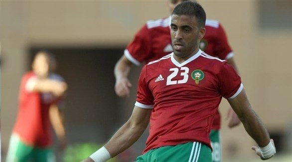 لاعب منتخب المغرب حمدالله (أرشيف)