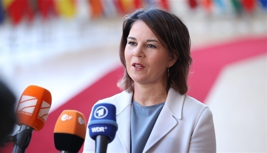 وزيرة خارجية ألمانيا أنالينا بيربوك (أ.ف.ب)
