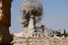 تنظيم داعش يدمر معبد روماني في مدينة تدمر بسوريا