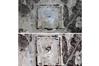 صورة مقارنة بالأقمار الصناعية تُظهر تفجير معبد في تدمر على يد داعش