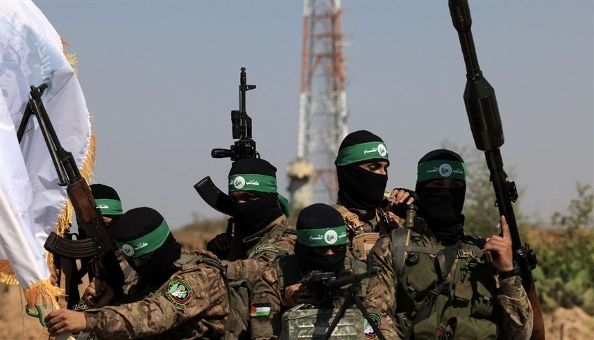 مقاتلين من جناح حركة حماس المسلح (أرشيف)