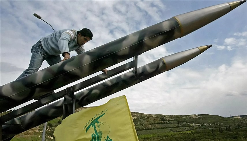 صواريخ حزب الله. (أ ف ب)