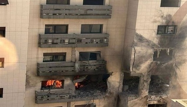 قصف إسرائيلي عنيف يستهدف حي كفر سوسة بدمشق