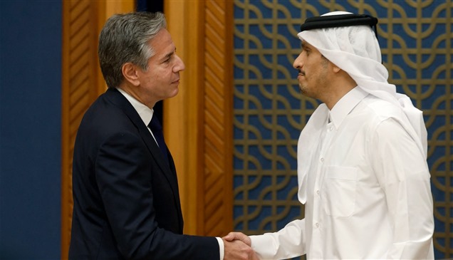 بلينكن يبحث مع رئيس وزراء قطر جهود هدنة غزة