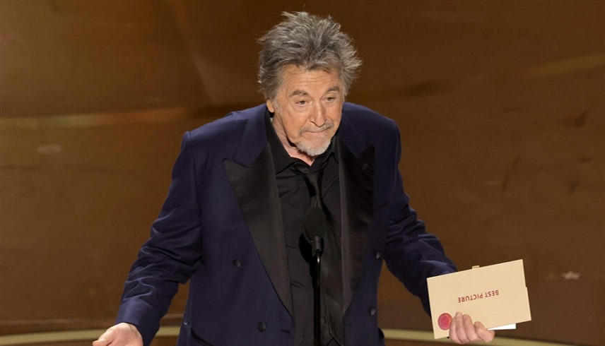 آل باتشينو خلال الإعلان عن جائزة أفضل فيلم في الأوسكار هذا العام (هوليوود ريبورتر)
