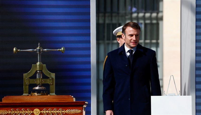 الرئيس الفرنسي إيمانويل ماكرون (رويترز)