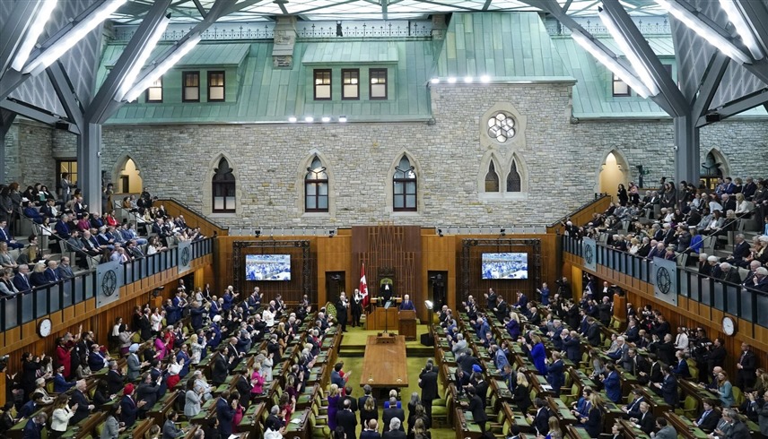 جلسة سابقة من البرلمان الكندي (إكس)
