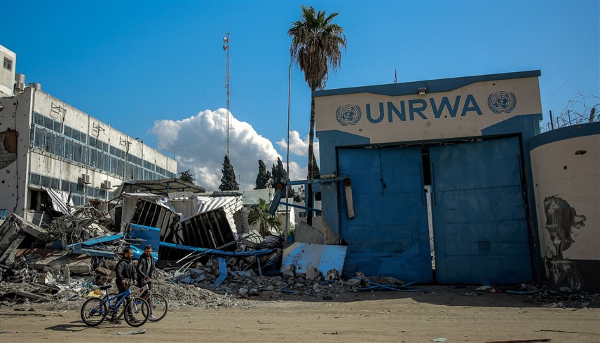 وكالة الأمم المتحدة "الأونروا" في قطاع غزة (إكس)