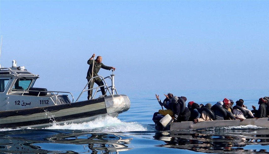 خفر السواحل التونسي ينقذ مهاجرين (أرشيف)