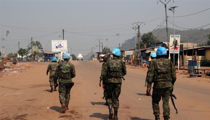 أفراد من قوات حفظ السلام في أفريقيا الوسطى (رويترز)