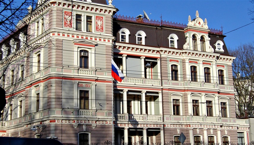 السفارة الروسية في لاتفيا (أرشيف)