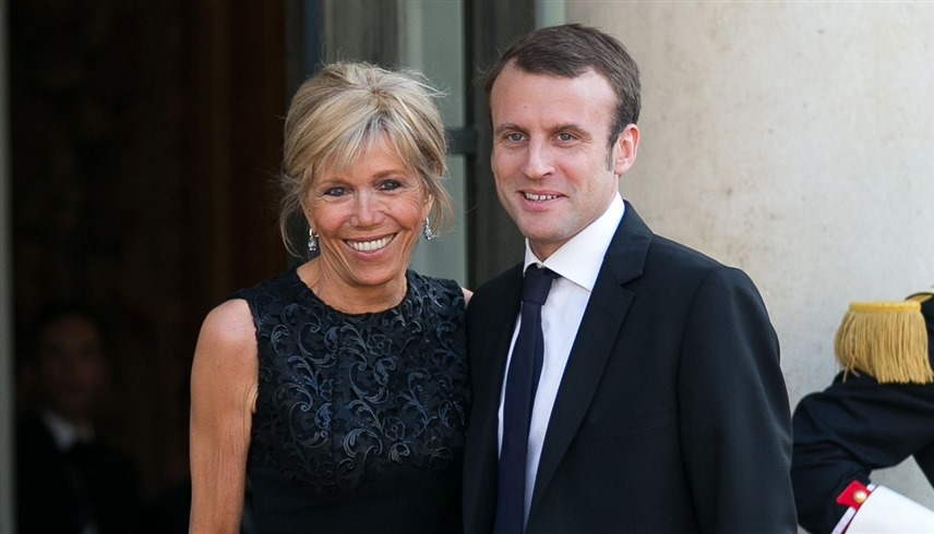 الرئيس الفرنسي وزوجته (أرشيف)