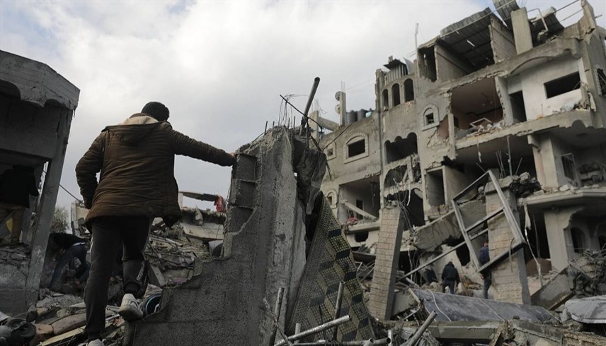 أثار الدمار الذي خلفه القصف الإسرائيلي على قطاع غزة (أرشيف)