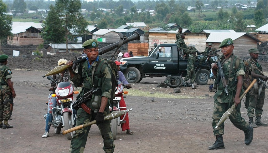الجيش الكونغولي خلال مواجهات سابقة مع متمردين (أرشيف)