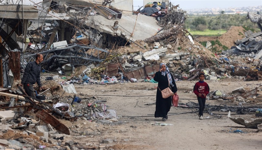 دمار كبير خلفه القصف الإسرائيلي على غزة (أ ف ب)
