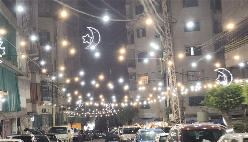 زينة رمضانية في إحدى شوارع منطقة الملا في بيروت (موقع 24)