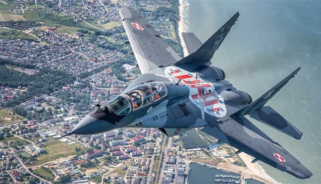 بولندا تنشر طائرات بعد ضربات روسية على أوكرانيا