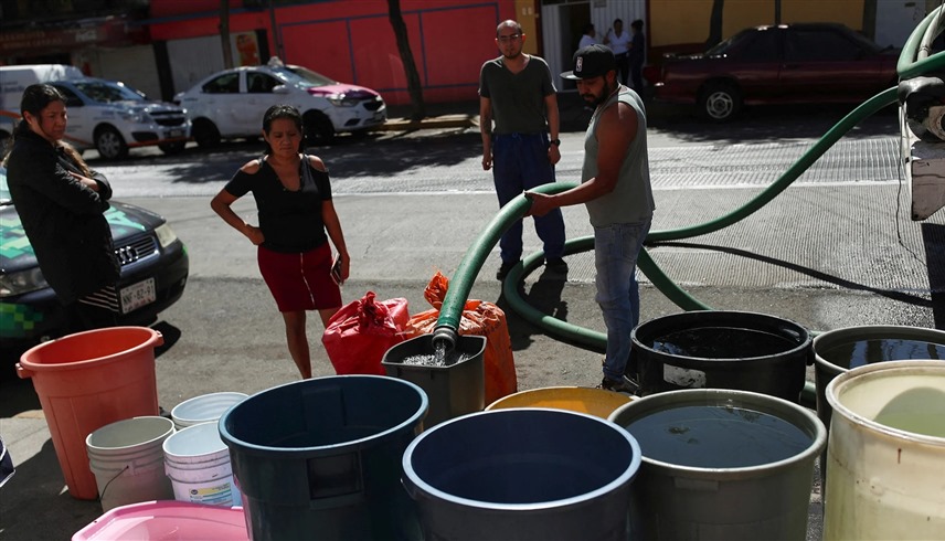 أزمة نقص المياه في مكسيكو سيتي (إكس)