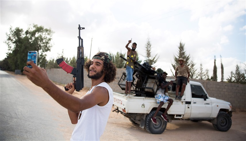 مجموعة ليبية مسلحة (أرشيف)