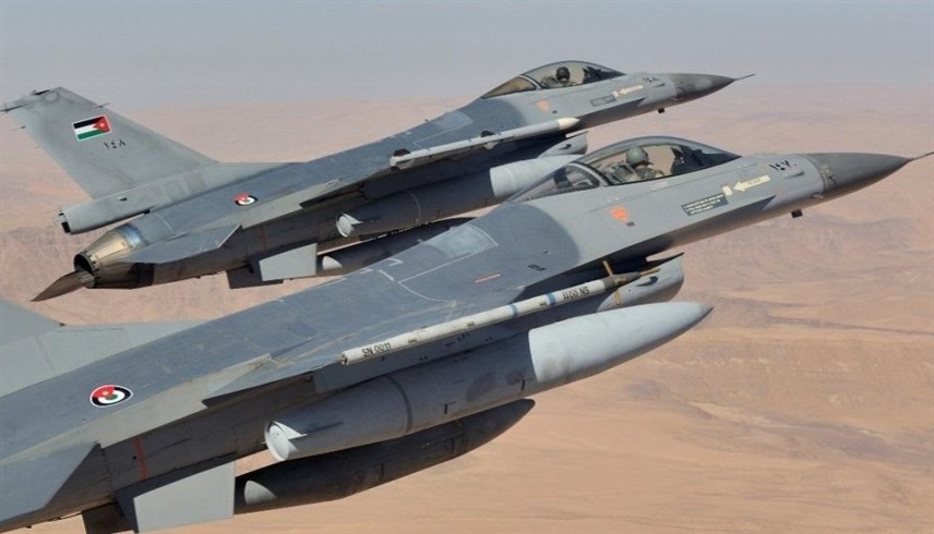طائرات مقاتلة تابعة لسلاح الجو الملكي الأردني (أرشيف)