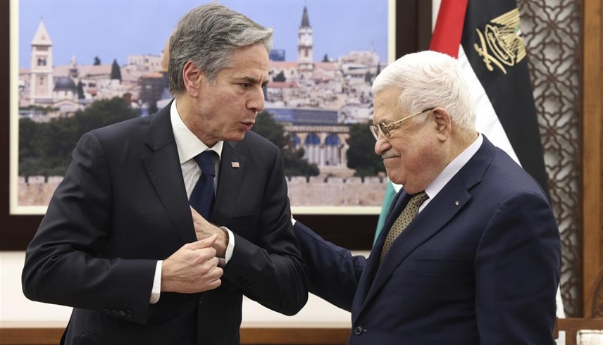 الرئيس الفلسطيني ووزير الخارجية الأمريكي (أرشيف)