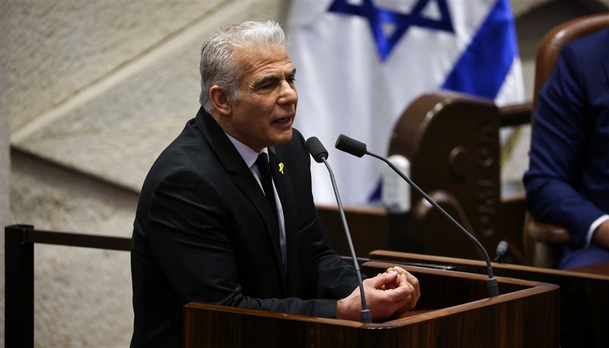 زعيم المعارضة الإسرائيلية يائير لابيد (أرشيف)